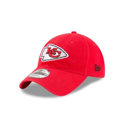 Red Kansas City Chiefs Hat - New Era NFL Core Classic 9TWENTY Adjustable Caps USA4139256